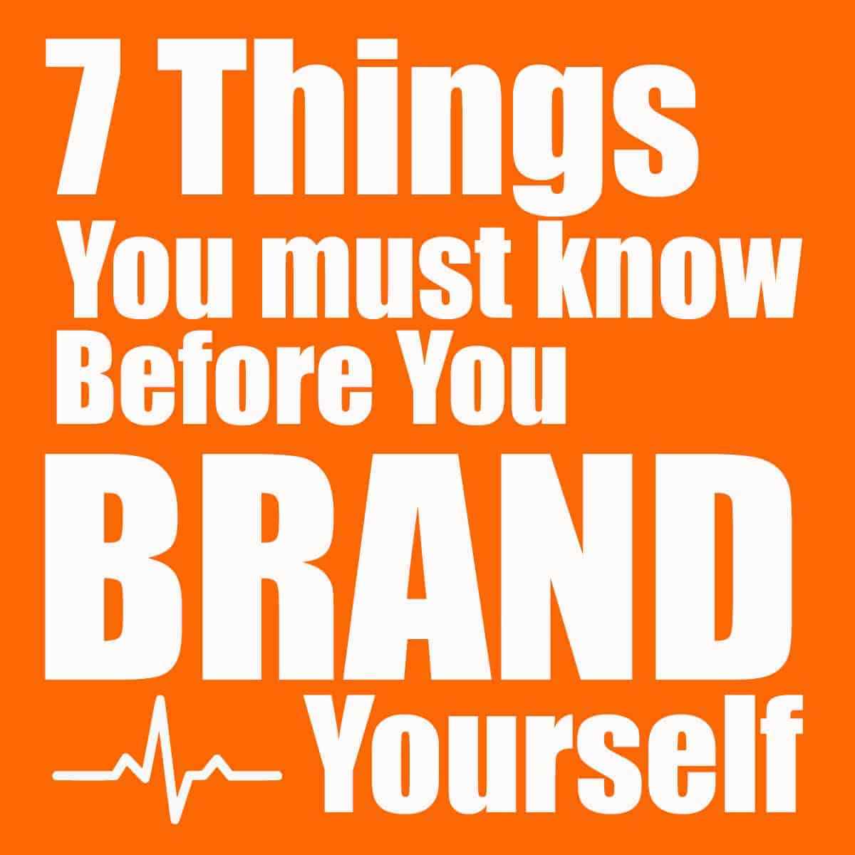 brand yourself checklist